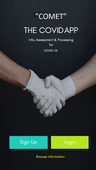 "COMET" - THE INCIDENT MANAGEMENT APP FOR COVID-19 – screenshot 1
