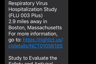 COVID-19 Trials by SMS