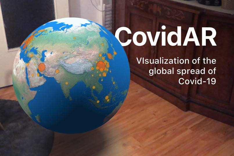 CovidAR - Data Visualization in Augmented Reality – screenshot 1