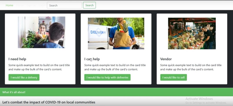 "Helpify"- Fighting COVID 19 Together – screenshot 1