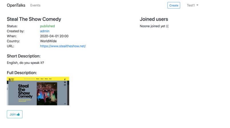 Open Talks – screenshot 3