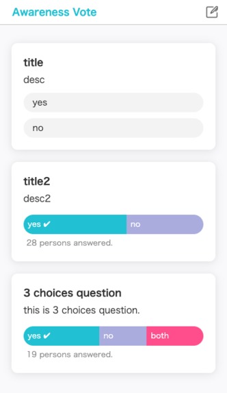 Awareness Vote – screenshot 1