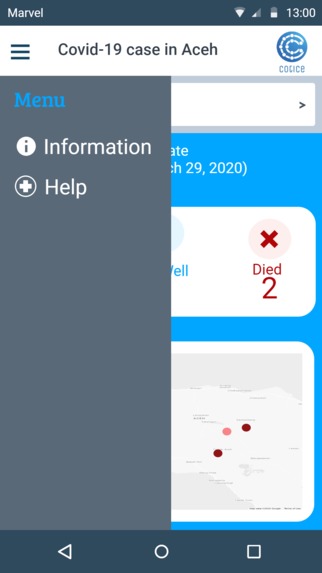 COTICE (Covid19 Information Center) – screenshot 3
