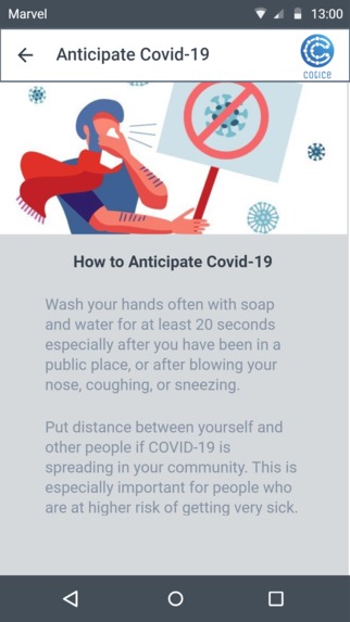 COTICE (Covid19 Information Center) – screenshot 8