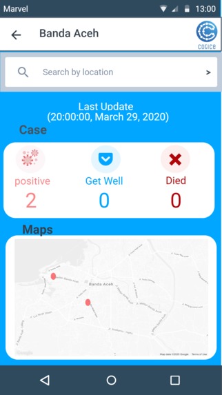 COTICE (Covid19 Information Center) – screenshot 9