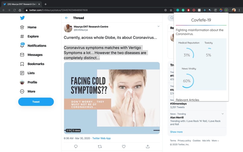 Covfefe-19 – screenshot 1