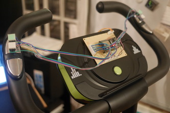 Train your body to defeat covid-19 with music exercise bike!