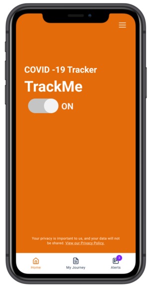 TrackMe Contact Tracer – screenshot 2