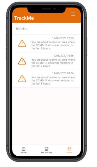 TrackMe Contact Tracer – screenshot 3
