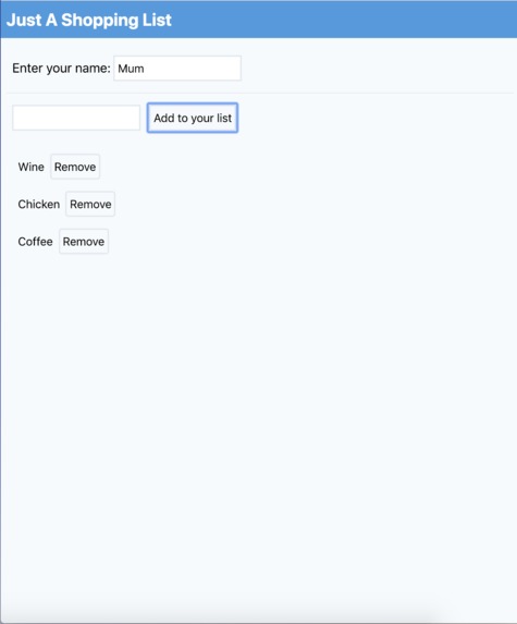 Just A Shopping List – screenshot 3