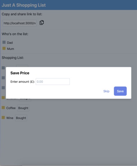 Just A Shopping List – screenshot 4