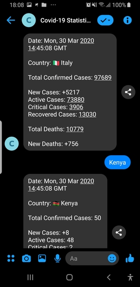 Covid-19 Statistics and Information in Sign Language – screenshot 4