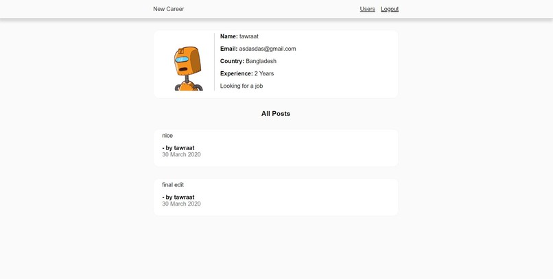 New Career – screenshot 1