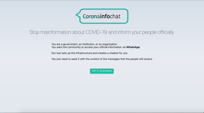 Coronavirus Info Chat – screenshot 1