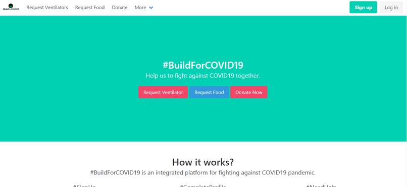 BuildForCOVID19 – screenshot 3