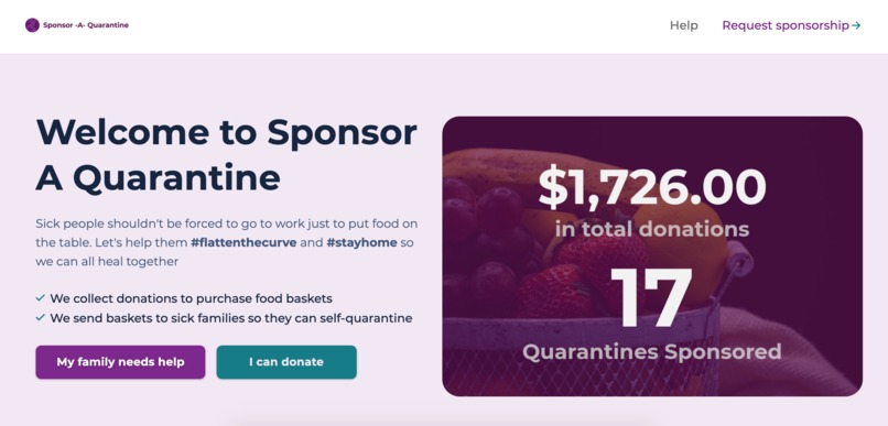 Sponsor A Quarantine – screenshot 2