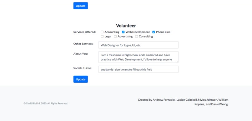 CovidBizLink – screenshot 3