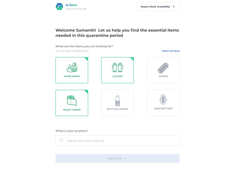 InStock – screenshot 1