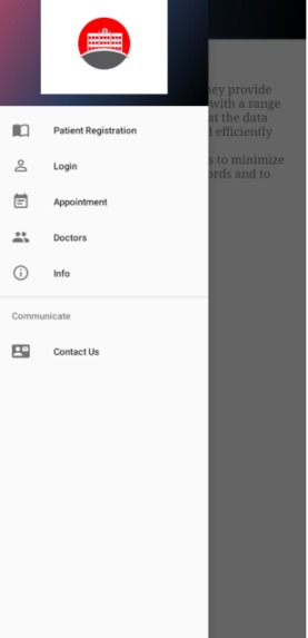 Healthcare Management Application – screenshot 1