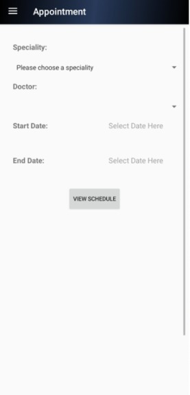 Healthcare Management Application – screenshot 4