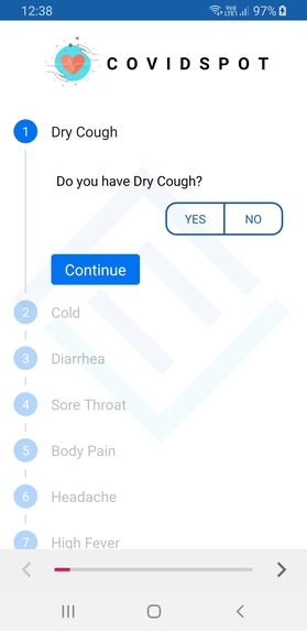 CovidSpot – screenshot 2