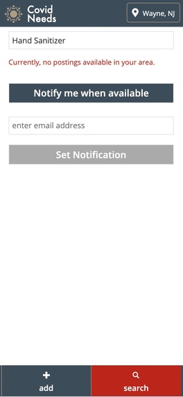COVID NEEDS – screenshot 6