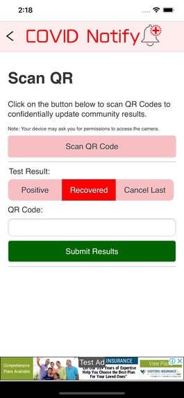 COVID Notify: Get Notified. Stay Safe. – screenshot 3