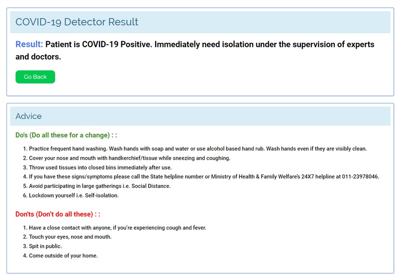 COVID - 19 AI Diagnosis Platform – screenshot 7