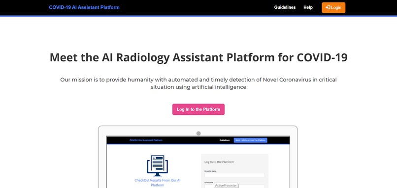 COVID - 19 AI Diagnosis Platform – screenshot 2