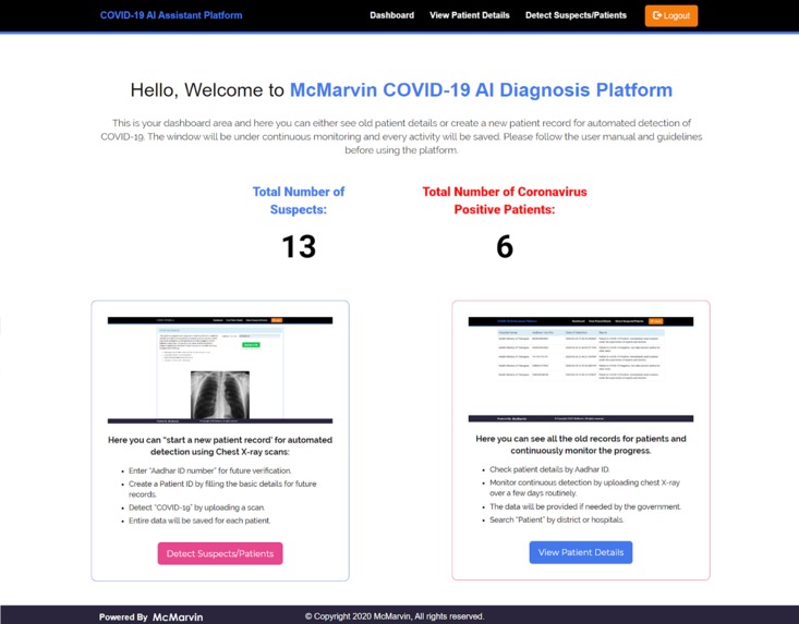 COVID - 19 AI Diagnosis Platform – screenshot 3