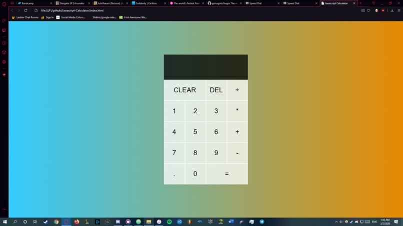 Javascript-Calculator – screenshot 1
