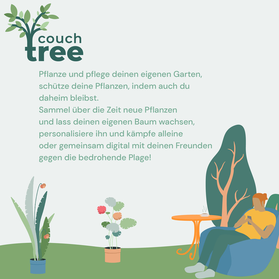 46_Gamification_CouchTree, deine App zum hinpflanzen – screenshot 1