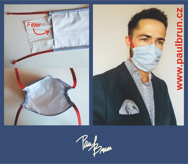 Cotton mask with an unwoven fabric filter for the public – screenshot 2