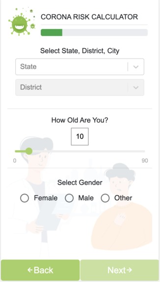 Corona Risk Calculator – screenshot 5