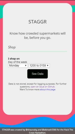 STAGGR – screenshot 2