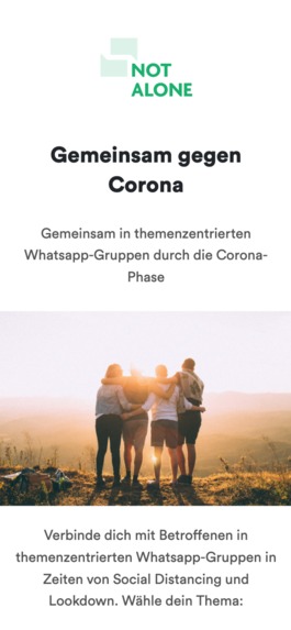 Not Alone - WhatsApp support groups – screenshot 9