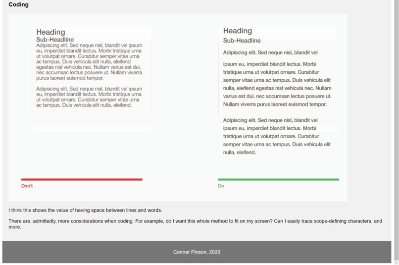 toomuchwhite.space – screenshot 2