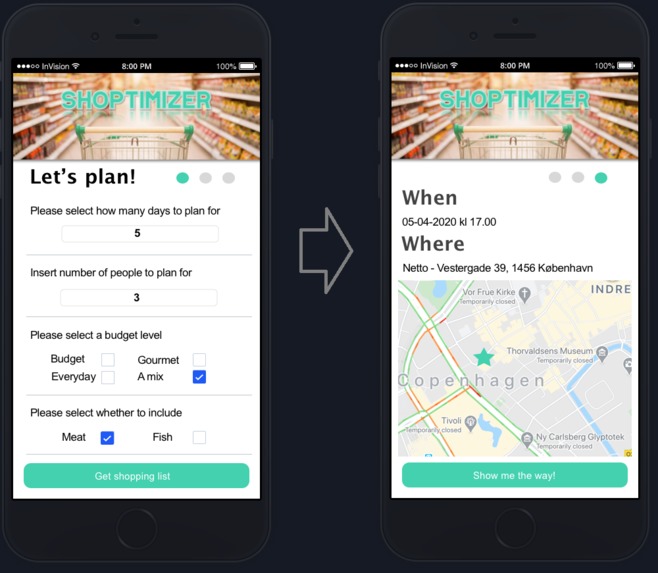 Minimise supermarket exposure – screenshot 1