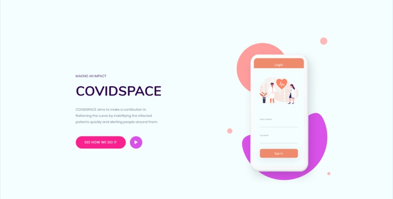 Covidspace – screenshot 1