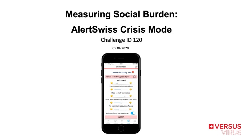 Measuring Social Burden: AlertSwiss Crisis Mode – screenshot 1