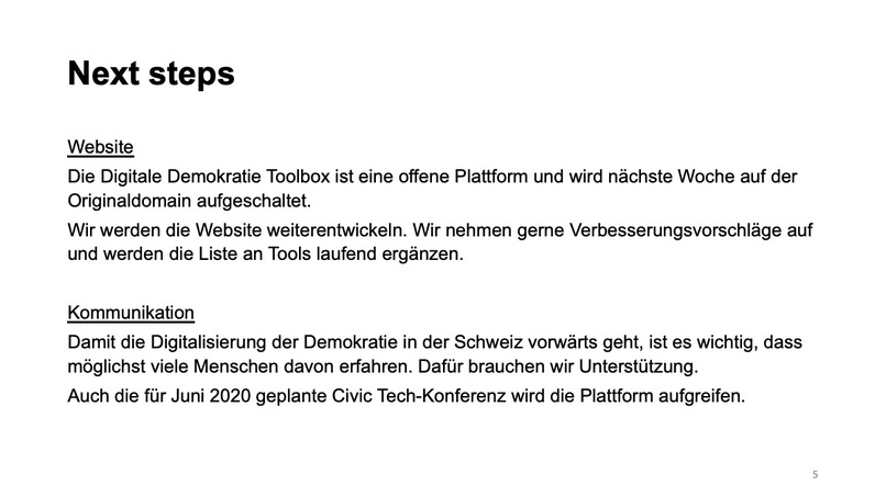 Digitale Demokratie Toolbox – screenshot 3