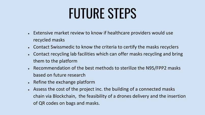 Mask recycling platform – screenshot 6