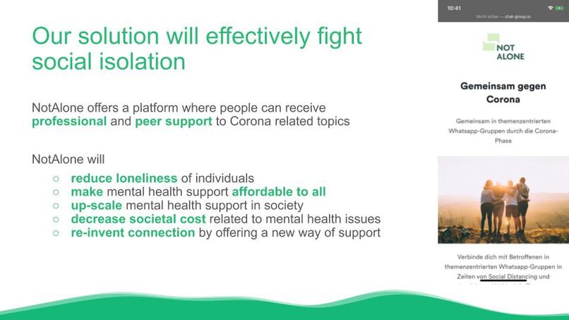 Not Alone - WhatsApp support groups – screenshot 5