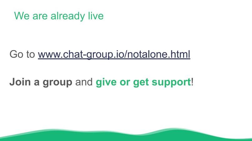 Not Alone - WhatsApp support groups – screenshot 8