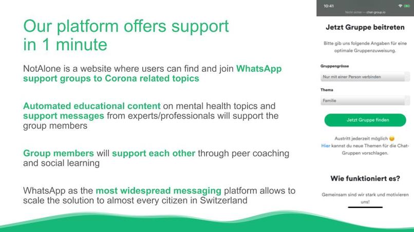 Not Alone - WhatsApp support groups – screenshot 6