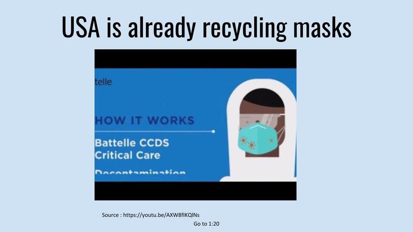 Mask recycling platform – screenshot 16