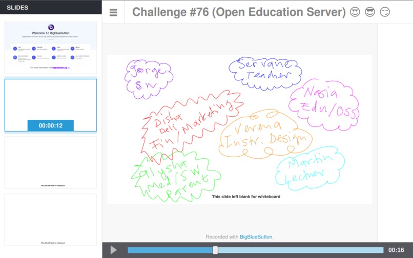 Challenge #76 (Open Education Server) – screenshot 1