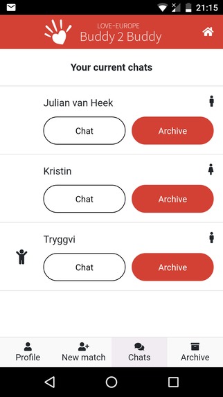 Love Europe App Buddy2Buddy Module – screenshot 7