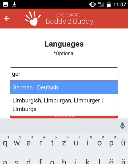 Love Europe App Buddy2Buddy Module – screenshot 10