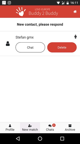 Love Europe App Buddy2Buddy Module – screenshot 11